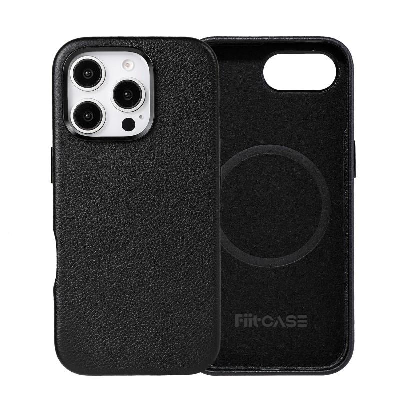 IPhone 17 Pro Leather Case Magnetic Full Body Protective Cover