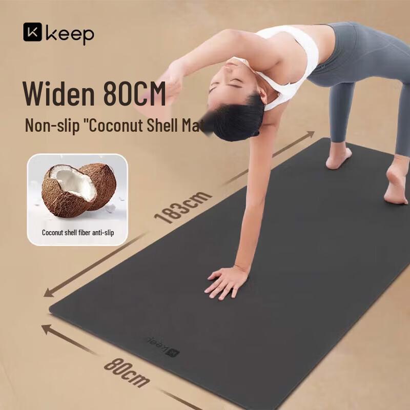 Keep Natural Rubber Non-slip Yoga Mat