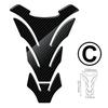 Motorcycle Tank Pad Protection Carbon-look Sticker Universal for Kawasaki Honda Yamaha Suzuki Aprilia Benelli