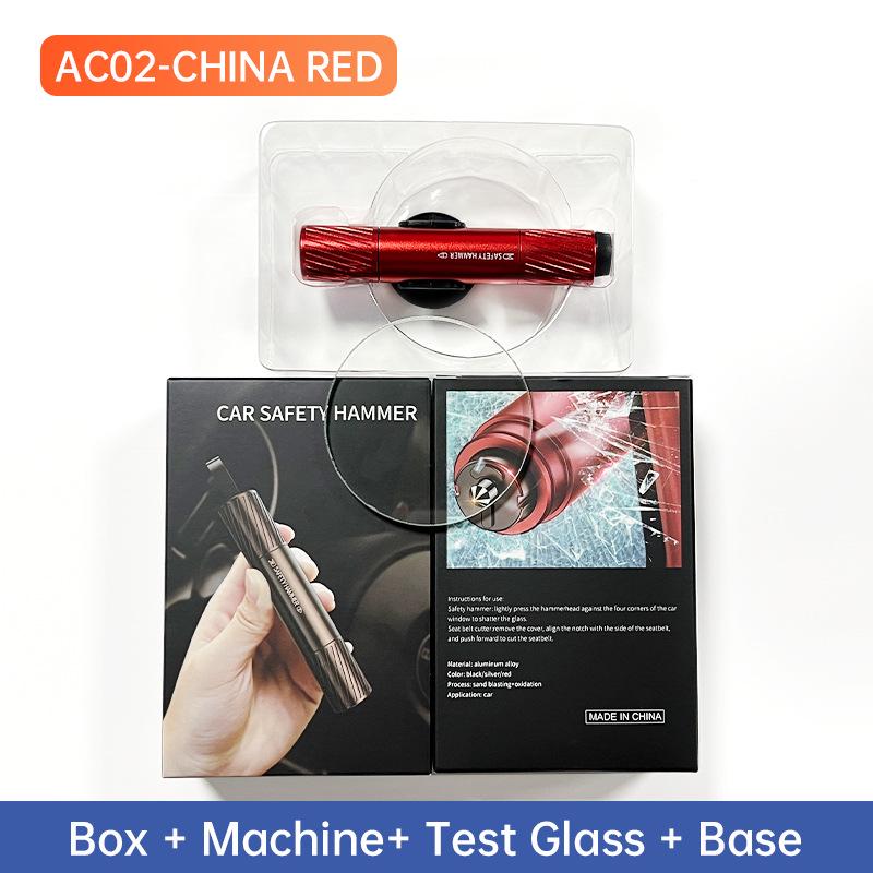 4-in-1 Mini Car Safety Hammer & Window Breaker for Emergency Escape