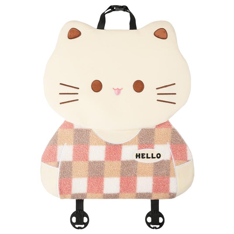 New car headrest waist rest plush comfortable car seat neck pillow pillow cute car supplies