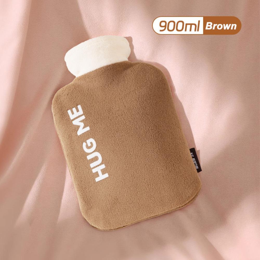 

Наполнение водой Бутылка для горячей воды Плюшевая Милая Грелка для рук Студенческая Портативная S серый