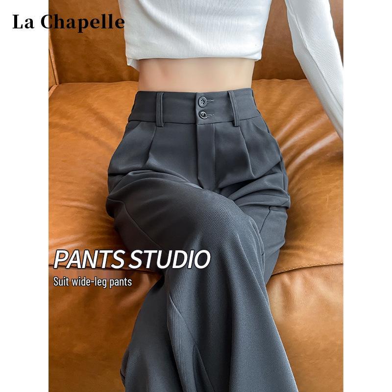 

Women s Black Wide-Leg High-Waist Pants - Autumn/Winter 2025 Collection M (96-105 lbs)