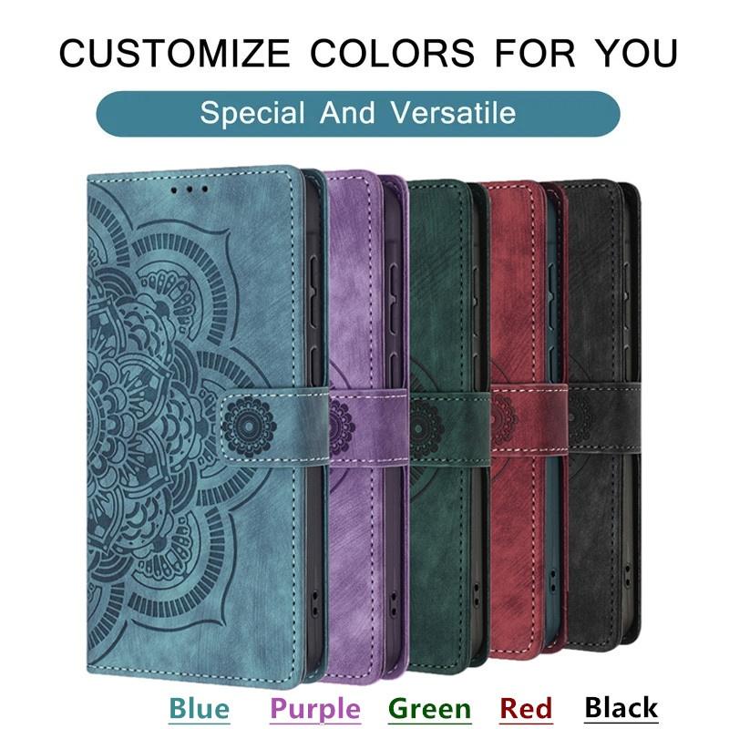 Wallet Case For Xiaomi Redmi Note 11 12 13 Pro 14 Plus Leather Holder Magnetic Stand For Redmi 12 13C Pro Flip Phone Cover