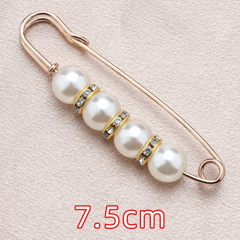 Pearl Waist Pins, Accessories, Dresses, Large Waistband, Small Clothes Neckline, High-end Anti-light Brooch
