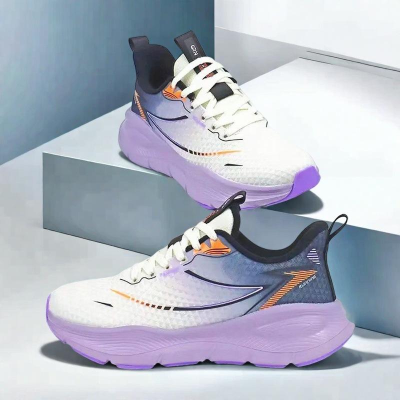 Men's and Women's Same Sports Shoes Casual Shoes Spring Mesh Ultra-light Running Shoes Youth Trend Lightweight Non-slip Soft-soled Shoes