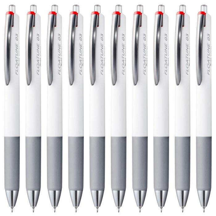 Pentel Flowtune Ballpoint Pen 0.5mm Red 10-pack BZN205-B