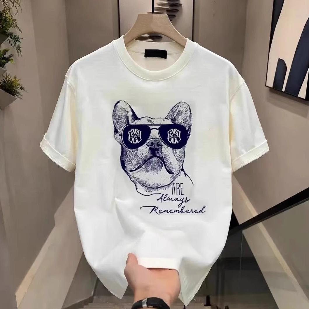 

Летняя мужская женская футболка с круглым вырезом, коротким рукавом и принтом, дышащие спортивные топы 3XL