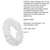 10Pcs Finger Massage Ring Safe Relaxing Metal Stretch Relieve Pain Relaxation Massager for Daily Life