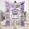 Vintage 1976 Milestone Birthday Flannel Blanket-Soft and Suitable for Sofas,Beds,Offices,Travel,All Seasons,Great Gift for Holidays and Birthdays.