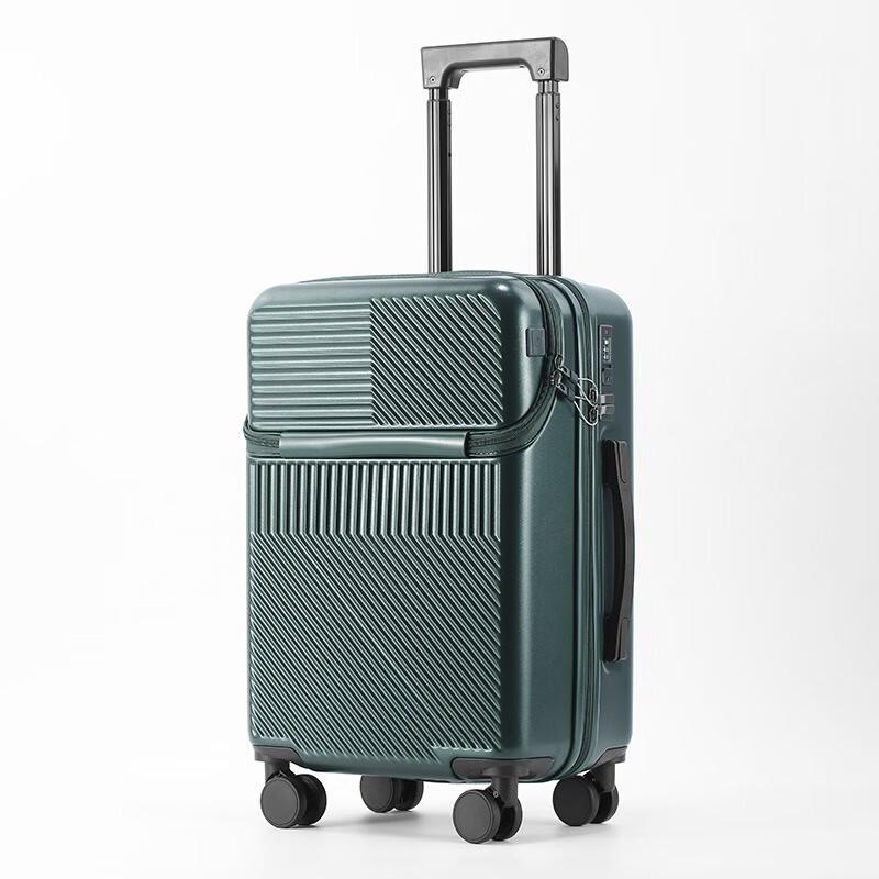 Xiao Yan Front-Opening Hardshell Luggage with TSA Lock and USB Port 20 Inch