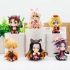 Demon Slayer Tanjiro Kamado Nezuko anime cartoon figure blind box creative  statue model ornament surprise gift box
