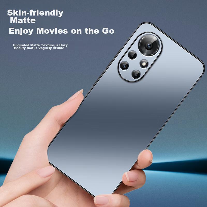 Huawei Nova 8 Pro Phone Case, Huawei Nova 8 Pro Protective Cover, AG Frosted Full Coverage, Real Machine Simple Light, Shockproof,n, Sapphire Blue
