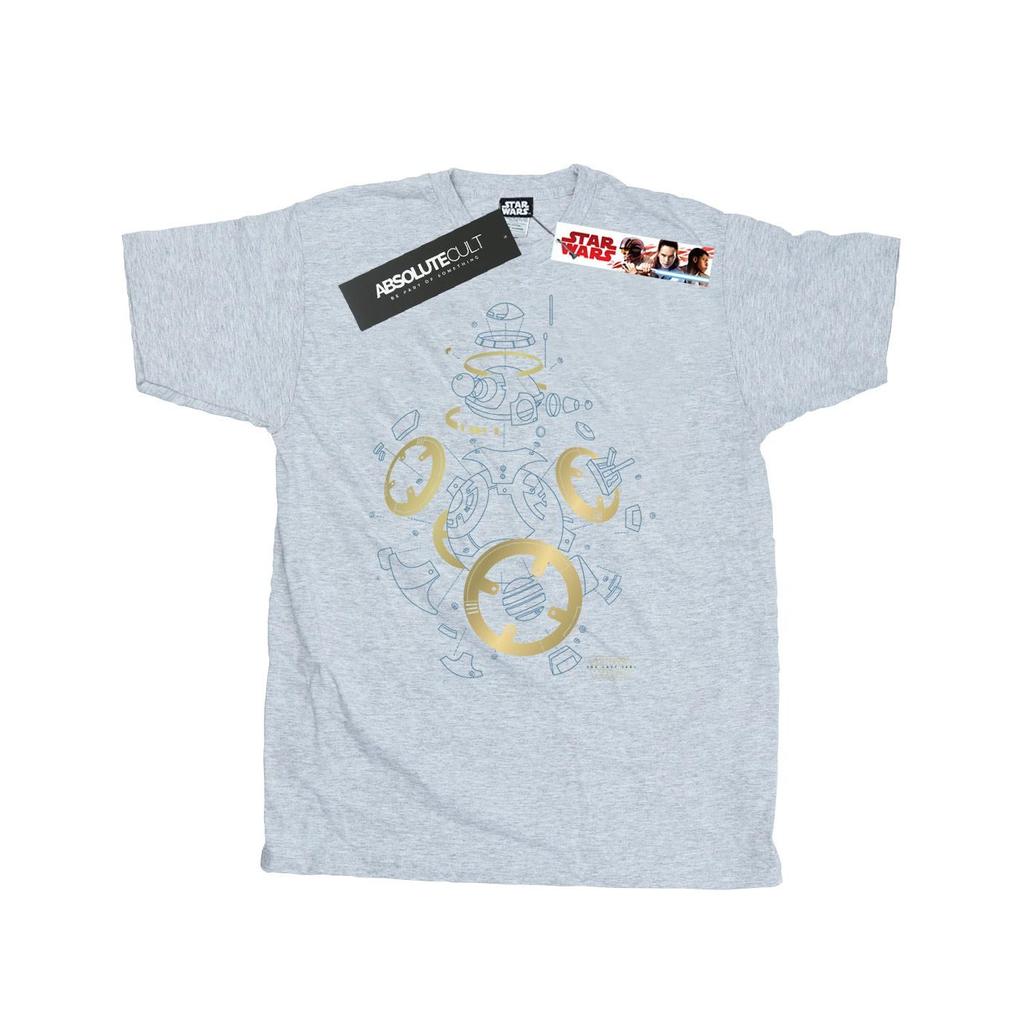 STAR WARS Mens The Last Jedi BB-8 Deconstructed T-Shirt