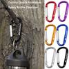 4Pcs Multi Colors Safety Bottle Buckle Multifunctional Climbing Button Carabiner  Outdoor Tool