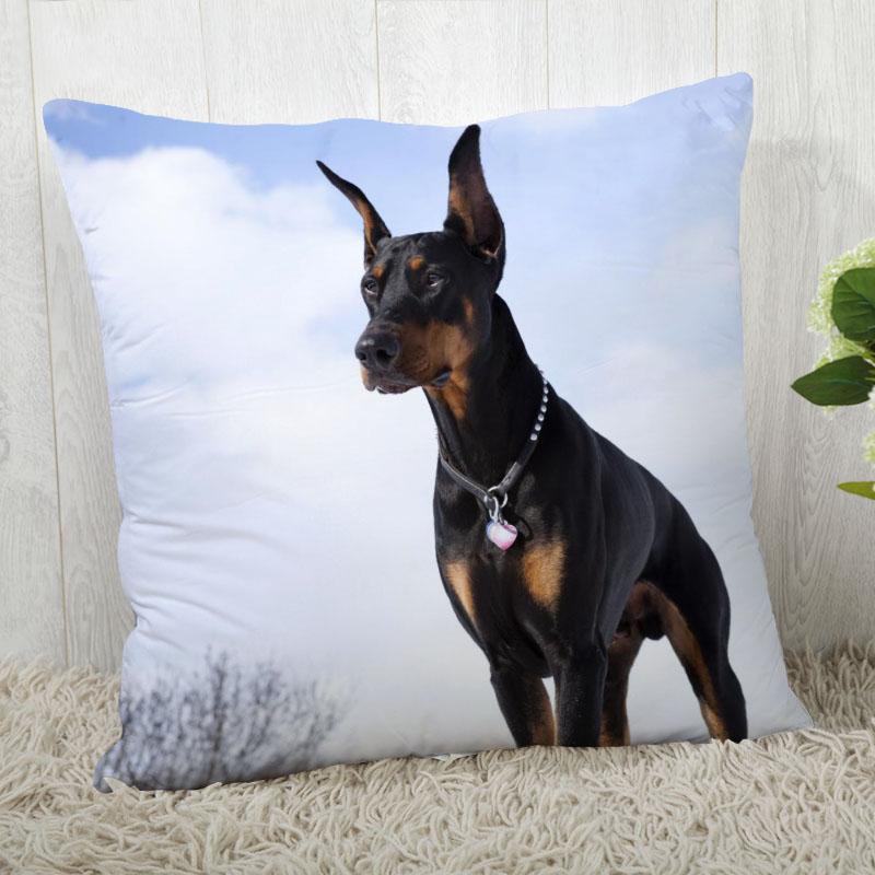 Pillowcase Doberman Pinscher  Modern Home Living Room Decoration
