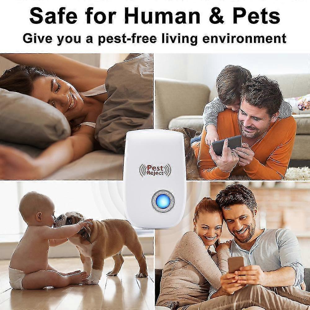 Two Pack Ultrasonic Mosquito Repellent Household Insect Repellent Ultrasonic Rat Repellent