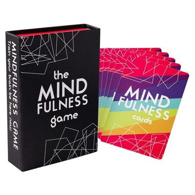 Mindfulness Therapy Card Game: English Tabletop Game for Family Gatherings