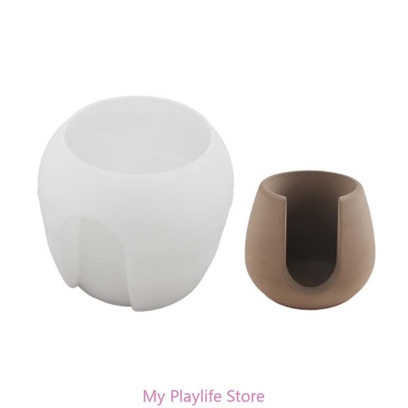 Cylinder Silicone Molds for Epoxy Resin, Home Decoration, Silicones Candle Holder Molds for Tealight Holder Stand