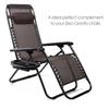 Multifunctional Recliners Cup Holder Tray Lounge Chair Cup Holder Portable Chair Tray for Camping Garden Lounge Chair