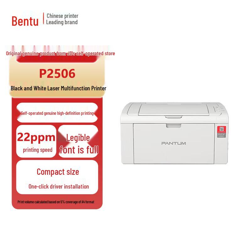 Pantum A4 Laser Printers and Multifunction Devices CN Plug (adapter Included)