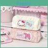 Cinnamoroll And Melody Design Pen Case With Large Capacity For Girls And Students