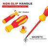 10 In 1 Interchangeable Blade 500V Insulated Screwdriver Set With Case Magnetic For Home Professional Electricians Repair Tools