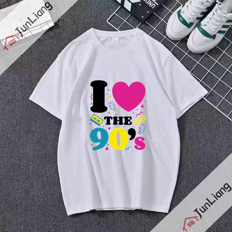 The 90s Unisex Retro Costume Party T-Shirt Gift for Unisex 90’s Aesthetic ClothingHip Hop Event Graphic Tee Tops