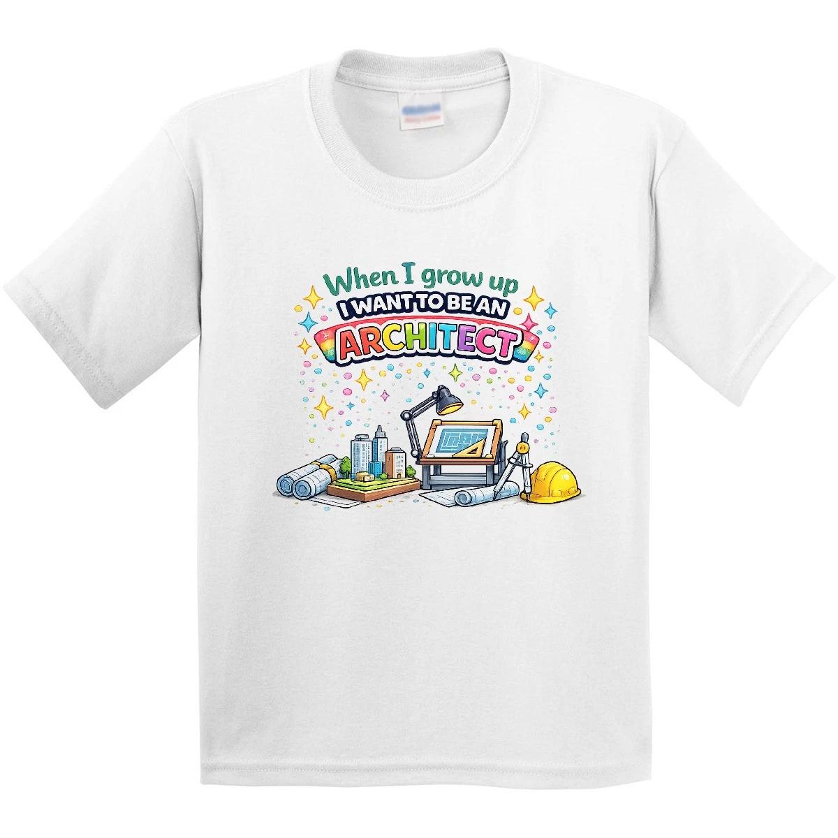 Inktastic When I Grow Up I Want To Be An Architect Youth T-Shirt Shirt T Toddler 130
