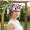 Korean Style Flower Crown Simulated Flower Bridal Wreaths Elegant Floral Headband  Children