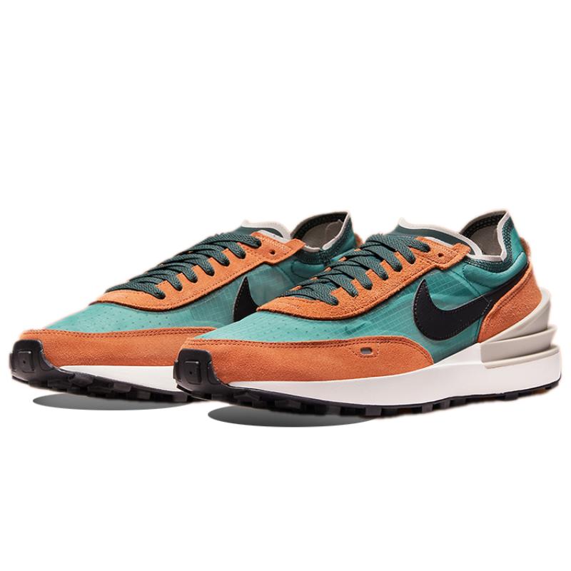 Nike Waffle One Se Pro Green Rush Orange Sneakers DD8014-300