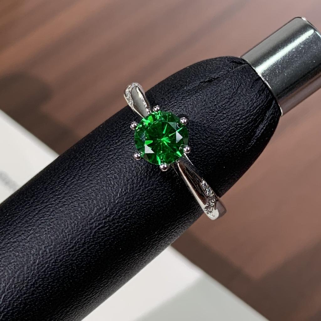 Cultivated Gem Live Adjustable Ring High Sense Fashion Simple Light Luxury Ring