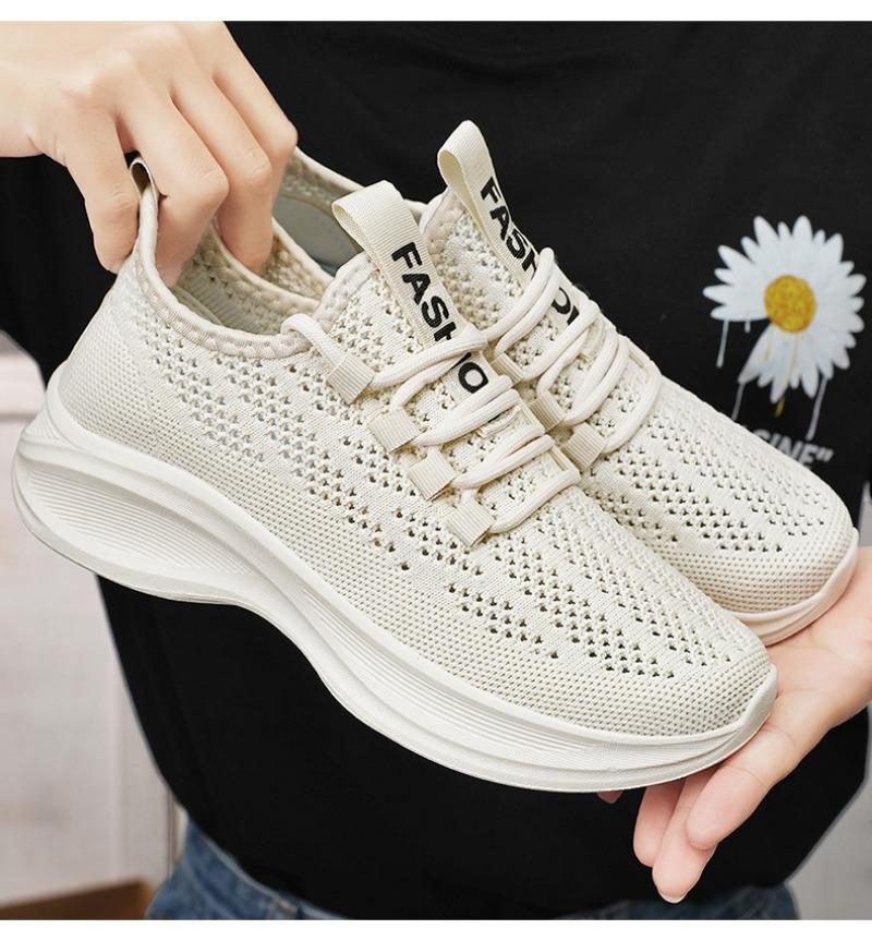 Breathable Walking Mesh Flat Shoes Women Casual Shoes Sneakers Women 2025 Vulcanized Shoes Female Footwear 8965