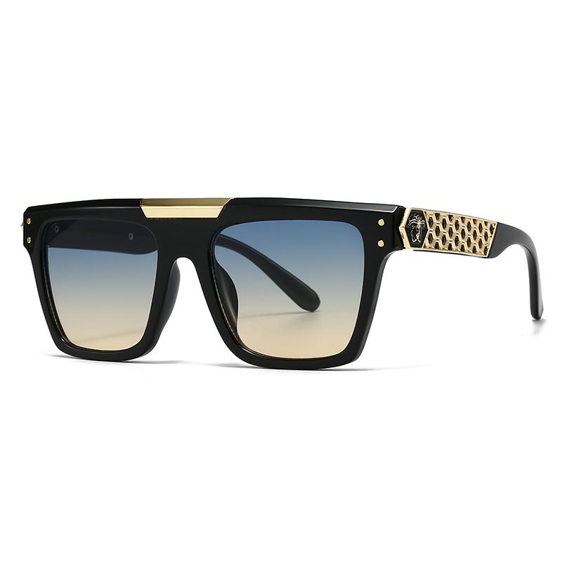  Export New Modern Retro Large Frame Men'S Sunglasses Ins Style Street Photography Big Brand Ink Lh216