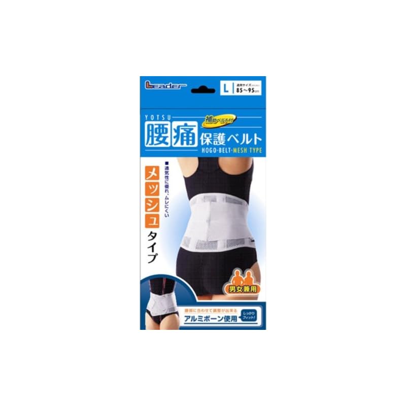 

leader back pain protection belt mesh type L size