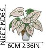 Exquisite Plant Embroidery Cloth Sticker Bag Decoration Leaf Flower Pot Chapter Boy Red Chapter Patch Sticker Clothes Decoration Ironing