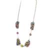 Les Trésors De Lily [N9574] - Multicolored 'New Life' Handmade Leather Long Necklace (handmade)