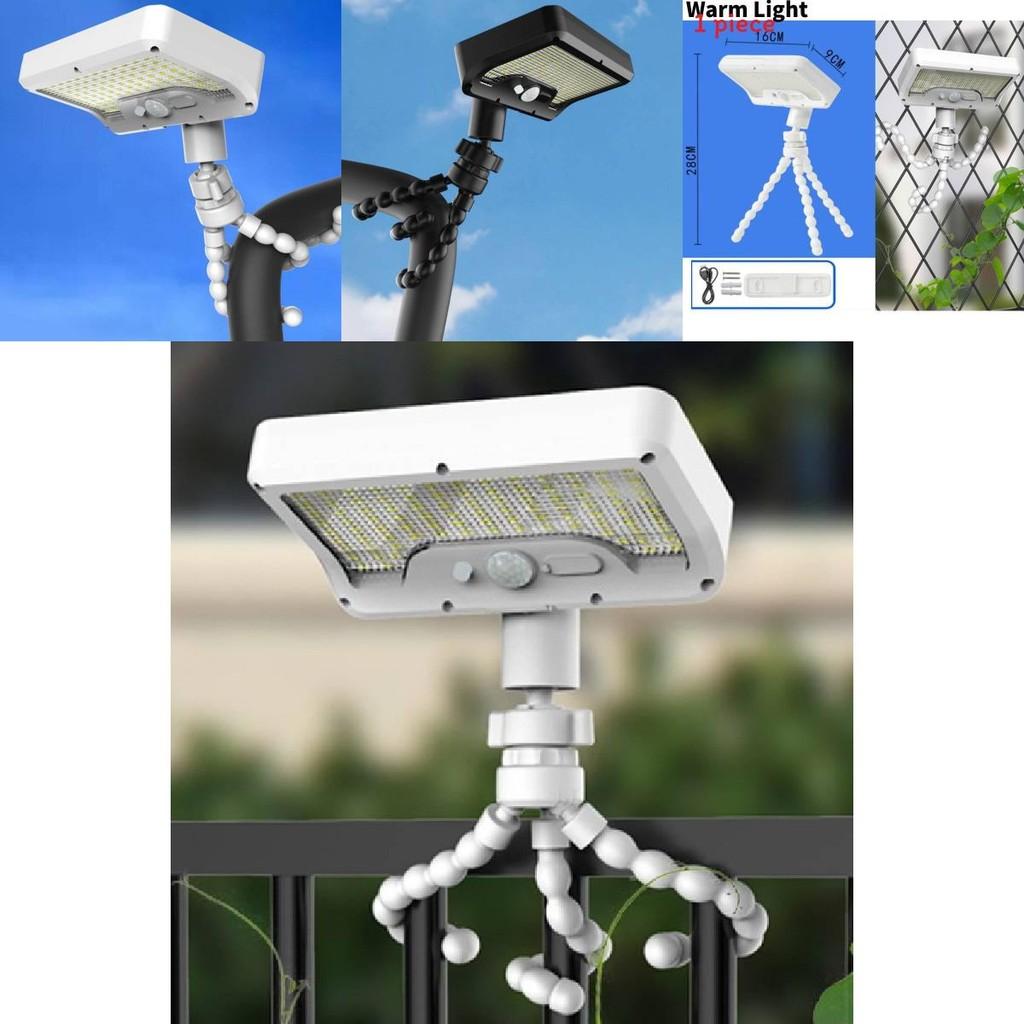 Octopus Solar Wall Lamp With Motion Sensor For Outdoor Pathway Lighting