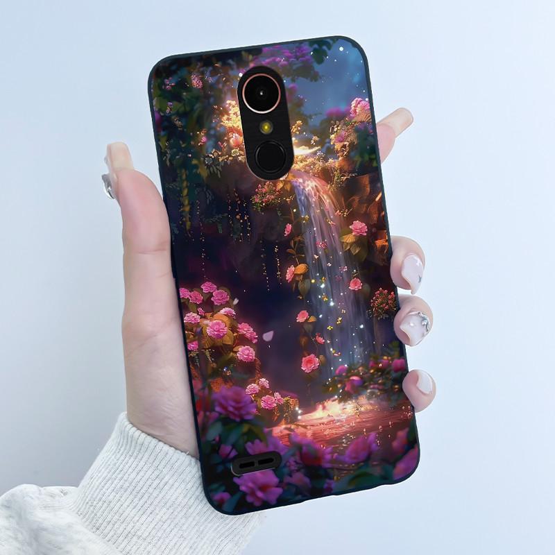 Case For LG K10 2017 M250N X400 Cute Love Rabbit Cartoon Soft TPU Silicone Ultra Thin Slim Back Cover For LG K10 2018 Phone Case