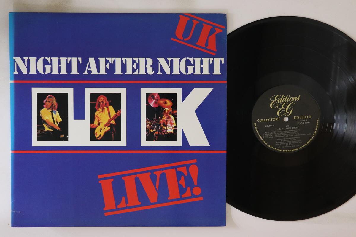 

LP Record UK Night After Night EGLP42 EDITIONS EG Canada Rock Used