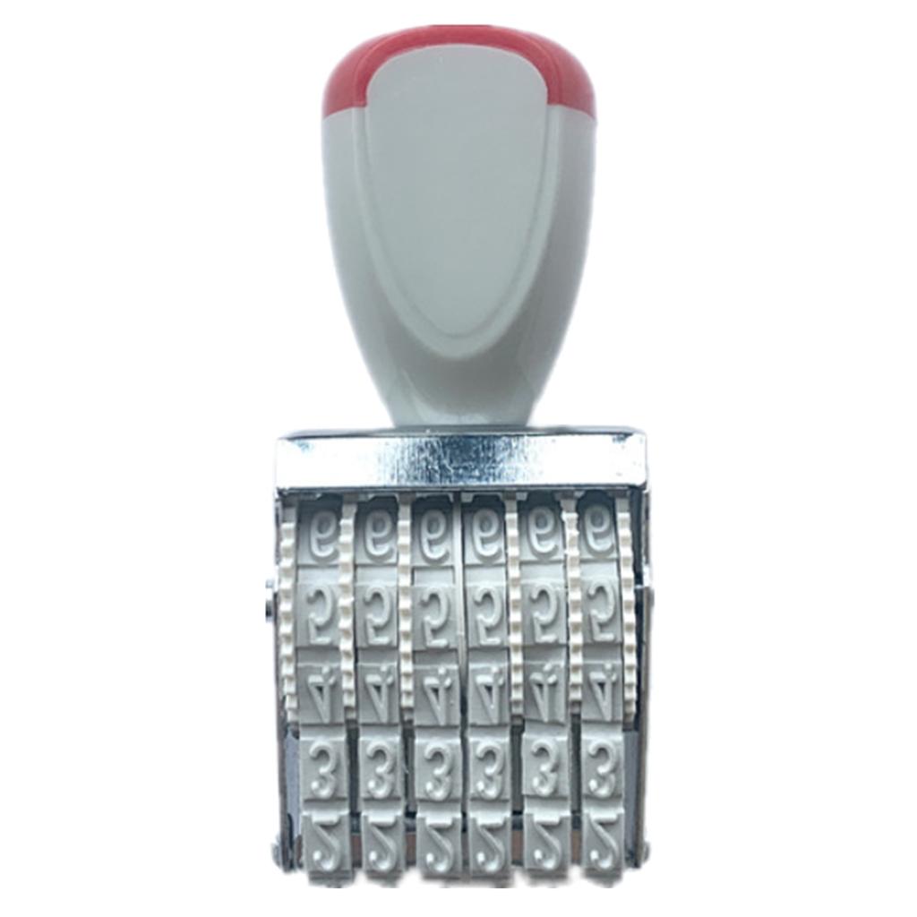 Gumové datumové razítko 6 číslic 8 číslic Gumové razítko Liniové datumové razítko Kancelářské razítko Rotační razítko pro Scrapbooking Balení Řemeslo