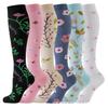 Cross-border Over-the-Knee Compression Yoga & Sport Socks Set