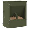 Rabbit Feeder Olive Green 20 X 12.5 X 25 Cm