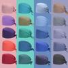Customized Solid Color Dental Doctors Cap Women Men Nursing Hat Laboratory Pet Vet Breathable Medical Scrub Caps with Buttons