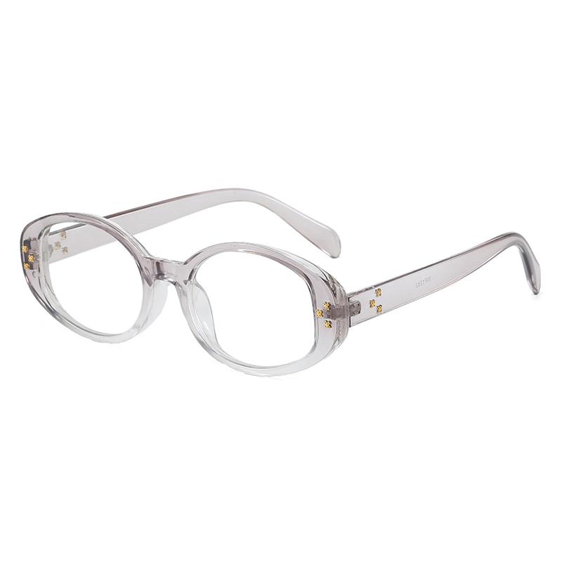 Anti-blue Light Glasses Exquisite Simple Oval Eyewear Women Men Travel Eyeglasses Blue Light Blocking Man Lady Computer Eyeglas