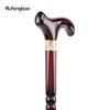 Red Wooden Single Joint Fashion Walking Stick Decorative Cospaly Cane Halloween Mace Crutch  Wand Crosier 92cm