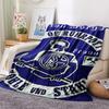 1pc FC Schalke 04 Print Flannel Blanket, High quality Comfortable for All Seasons, Home Decor, Warmth and Comfort, Perfect for Christmas Gifts49