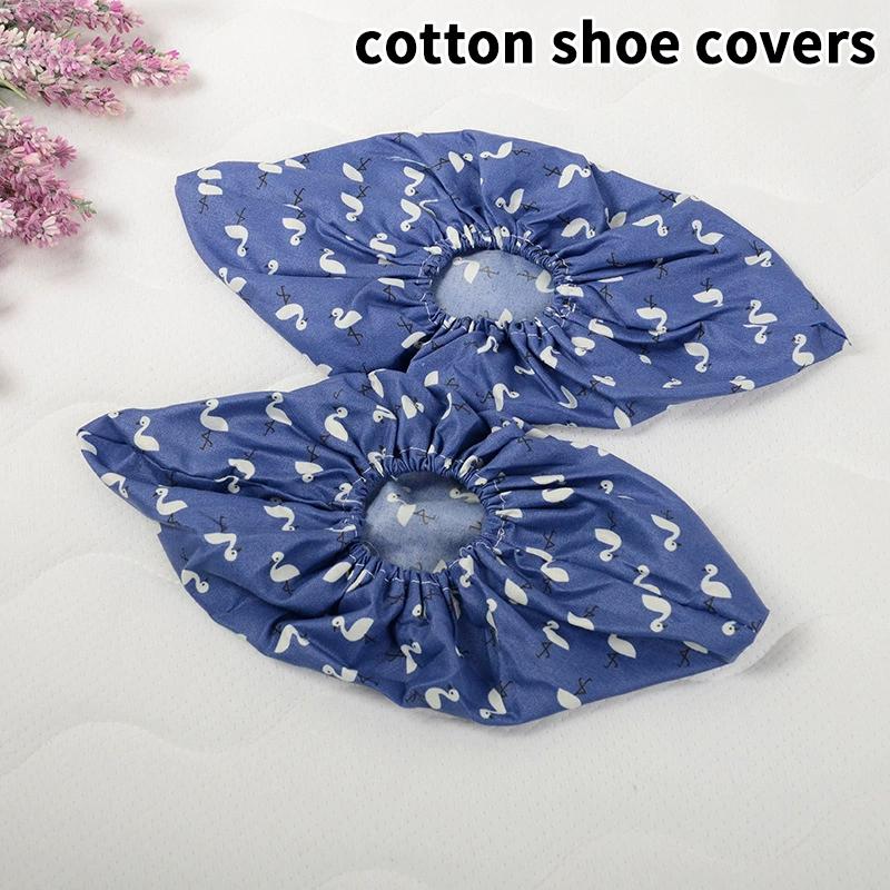 

1 пара Утолщенные плюшевые бахилы Многоразовые Нескользящая подошва Прочные Износостойкие Чехлы для ног Для помещений Уличные Бахилы as the picture