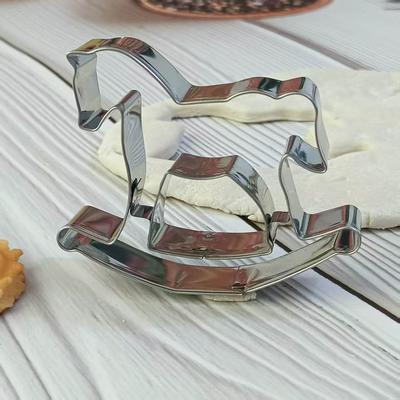 Verspieltes Edelstahl-Ausstecher-Set in Pferdeform (1 Stück), Eine DIY Backform, Ein Niedliches Tier-Keks-Herstellungsset