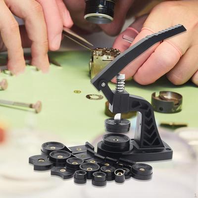 Watch Press Tool Set Back Closer Repair Kit with Fitting Dies Bench for Closing The Cover
